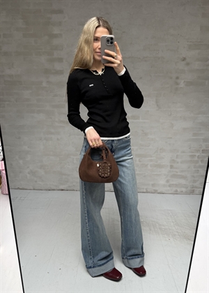 Trisha bluse Sort Gestuz 